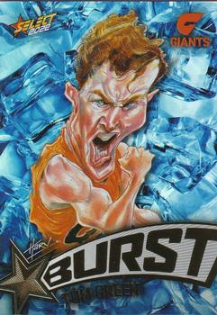 2022 Select AFL Footy Stars - Starburst Caricature - Ice #SBi29 Tom Green Front
